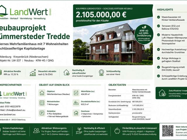 Haus zum Kaufen in Oldenburg 2.105.000,00 EUR 404.95 m²