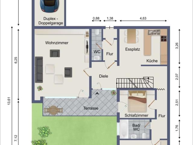 Haus zum Kaufen in Leinfelden Echterdingen 559.000,00 EUR 122 m²