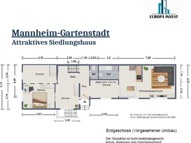 Haus zum Kaufen in Mannheim 419.000,00 EUR 150 m²