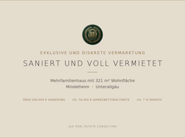 Haus zum Kaufen in Mindelheim 1.090.000,00 EUR 321 m²