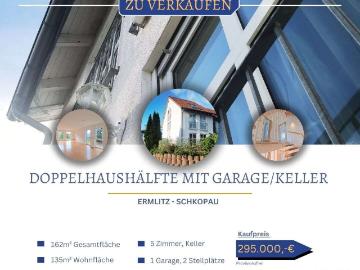 Haus zum Kaufen in Schkopau Ermlitz 295.000,00 EUR 135 m²