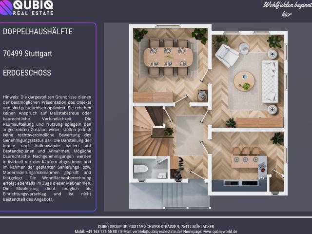 Haus zum Kaufen in Stuttgart Weilimdorf 550.000,00 EUR 98 m²