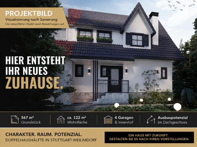Haus zum Kaufen in Stuttgart Weilimdorf 650.000,00 EUR 122 m²