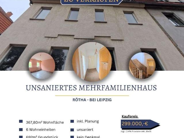 Haus zum Kaufen in Rötha 299.000,00 EUR 367.8 m²