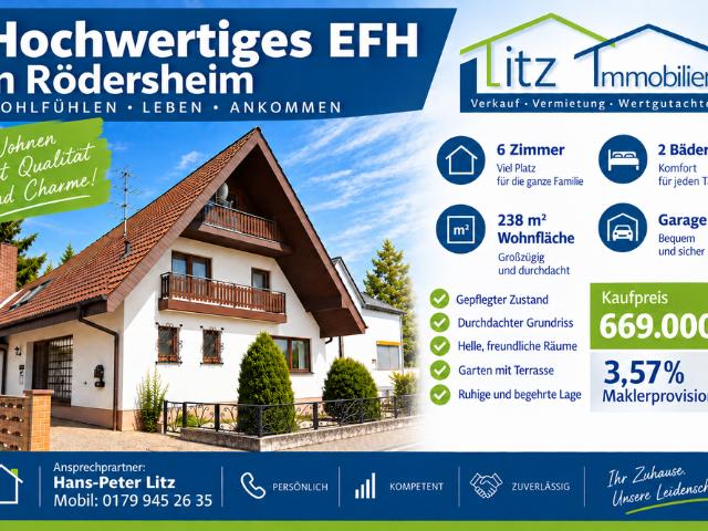 Haus zum Kaufen in Rödersheim Gronau Rödersheim 669.000,00 EUR 238 m²