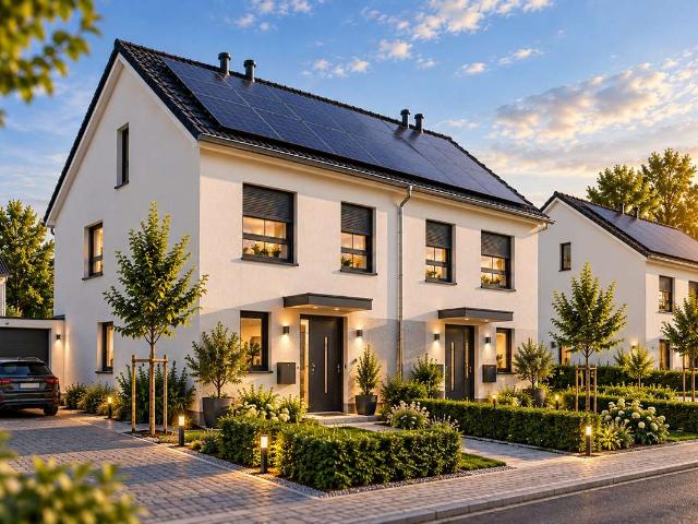 HAUS 1 | Neubau Doppelhaushälfte | KfW 40 QNG Plus