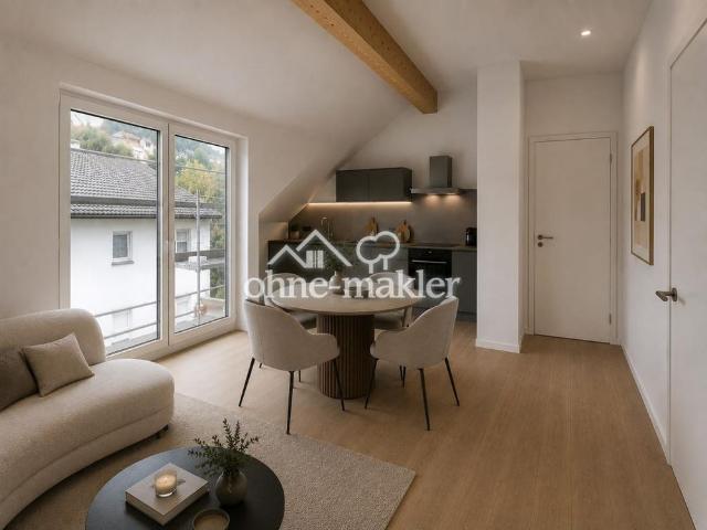HAUS 2 I Dachgeschoss im Erstbezug: 2 Zimmer, Balkon & Einbauküche