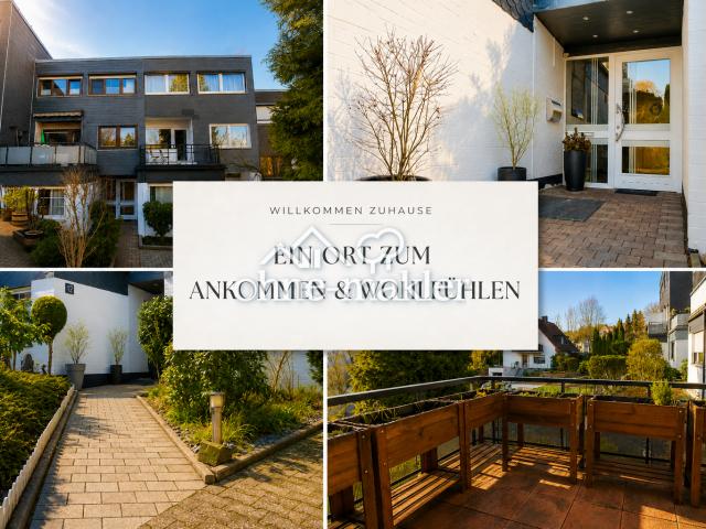 Hausgefühl statt Wohnung 108,5 m² Wohnkomfort mit Kamin 2 Balkonen & moderner Küche in Solingen Wald