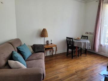 Haussmann style 1 bedroom and 1 living room apartment with authentic charm and natural light, near Crimée metro station, Paris Amsterdam Apartments for Rent