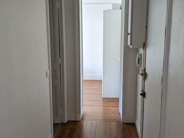 Haussmann style 1 bedroom and 1 living room apartment with authentic charm and natural light, near Crimée metro station, Paris Amsterdam Apartments for Rent