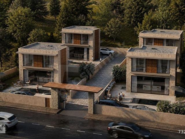 Havuzlu 4+1 Tripleks Villa Tepeörende Bahçeli Yaşam