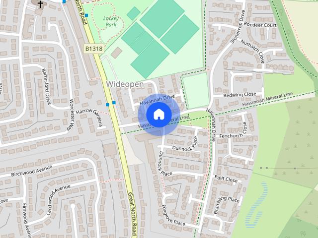 Havannah Drive, Wideopen, Newcastle upon Tyne, Tyne and Wear, NE13