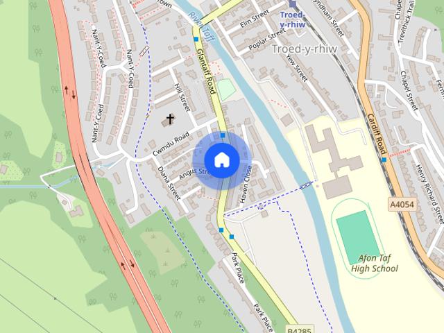 Hawarden Place, Merthyr Tydfil, CF48
