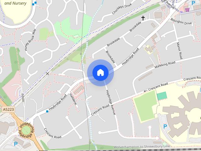 Haybridge Road, Hadley, Telford, Shropshire, TF1