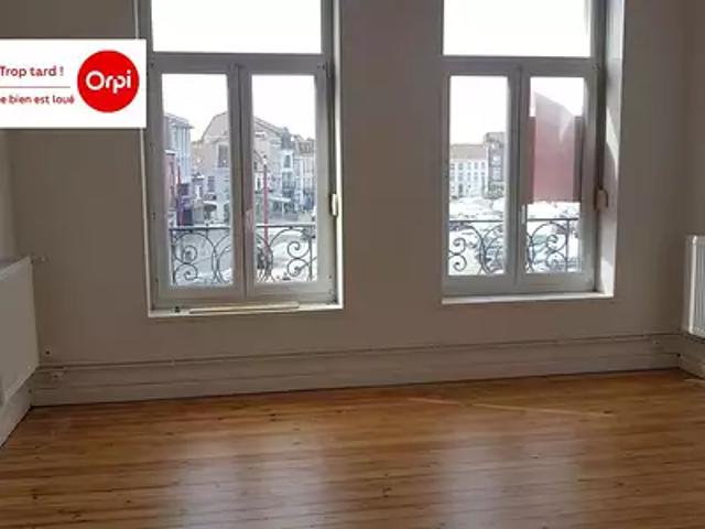 Hazebrouck 59190 Location appartement 3 pièces t3 au dernier étage