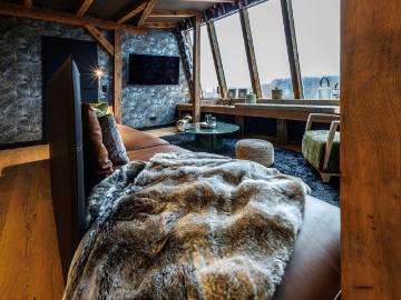Heavenly penthouse at the fish market