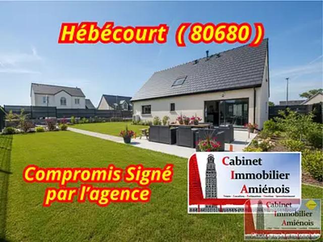 Hébécourt 80680 Achat / Vente maison 6 pièces t6