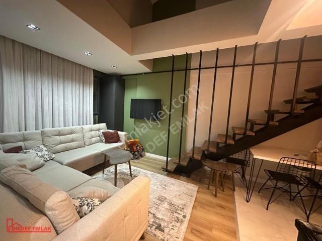 Hedef Emlaktan Çarşıda Ultra Lüx Loft Satılık 2+1 Eşyalı Daire