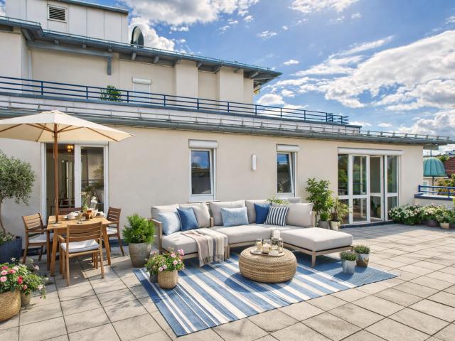HEGERICH: Helle 2 Zimmer Wohnung mit traumhafter Dachterrasse in Obersendling!