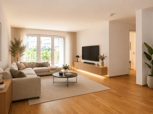 HEGERICH: Licht, Raum und Komfort – Moderne 5 Zimmer Neubauwohnung in bester Wohnqualität