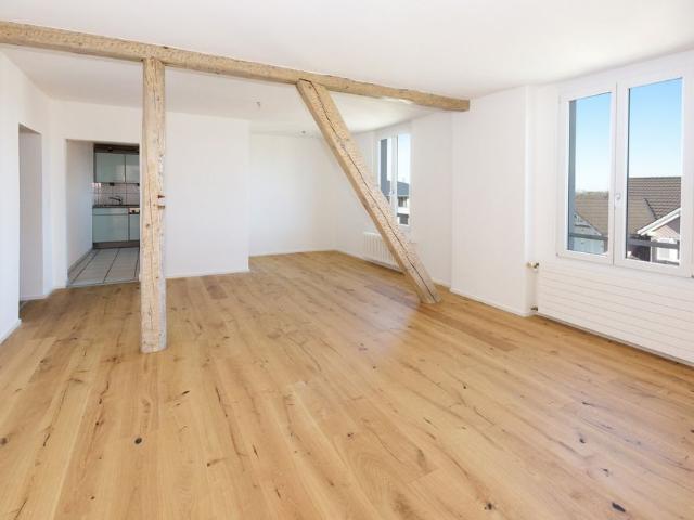 heimelige neuwertige 3.5 Zimmer Dachwohnung 2. OG