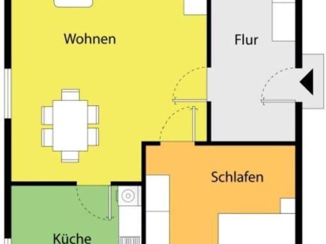 Heimische Wohnung mit separater Küche!