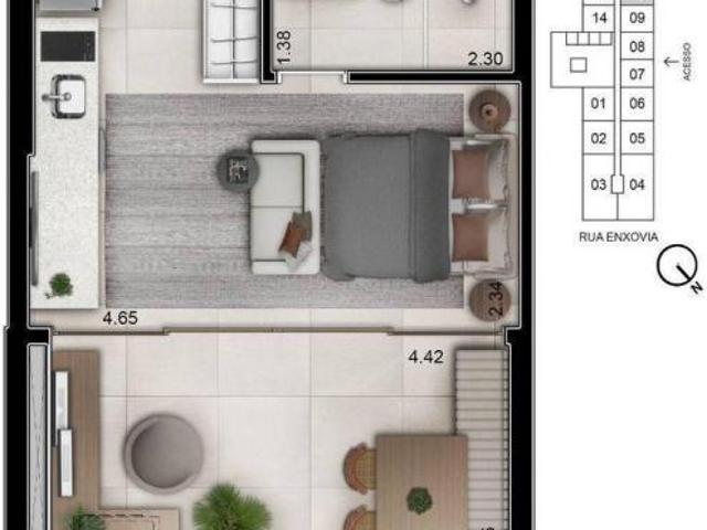 Helbor Open Mind | Construtora Helbor | Construção | 32 metros | studios com varanda | sem vaga