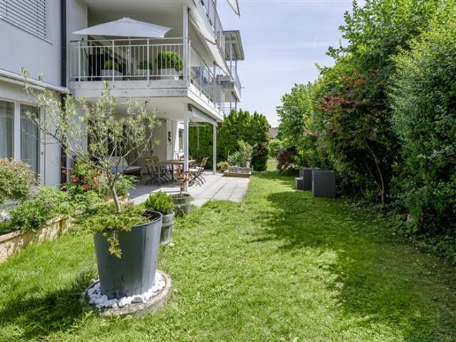 Hell, ruhig, naturnah Gartenwohnung in familiärer Umgebung
