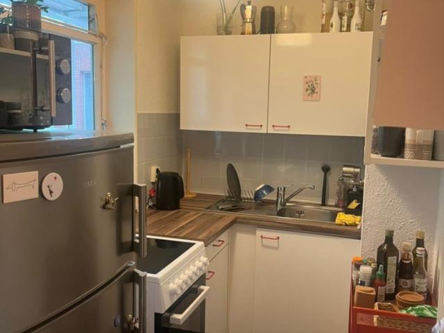 Helle 40m2 Wohnung mit Terrasse – möbliert