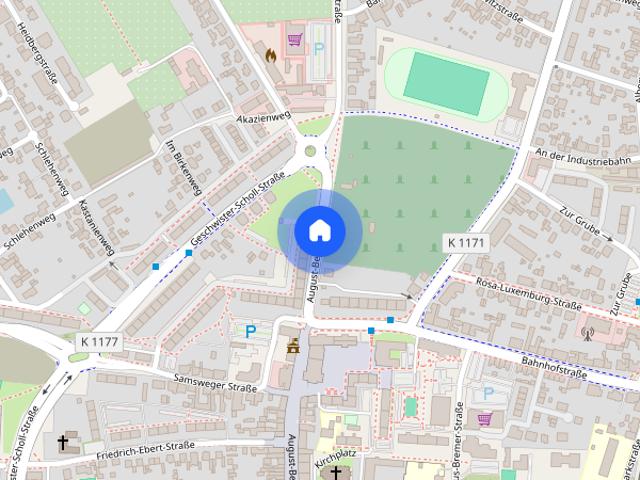 Helle 4 Raum Maisonette Wohnung