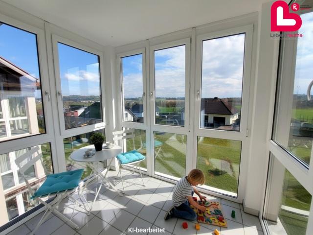 Helle 4 Zimmer Wohnung mit Blick ins Grüne