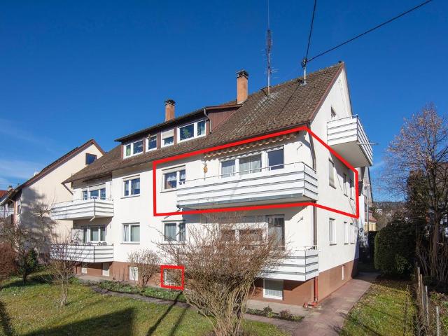 Helle 4 Zimmer Wohnung mit Südbalkon und Gartenzimmer in Korntal