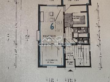 Helle 4 Zimmerwohnung in Leimen nicht Fasanerie, EG mit Balkon, Einbauküche