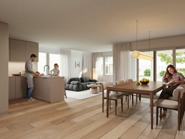 Helle 4.5 Zimmer Gartenwohnung mit Sitzplatz und Garten