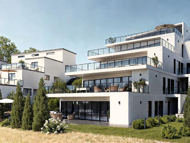 Helle 4.5 Zimmer Terrassenwohnung mit Weitblick in Birrhard AG