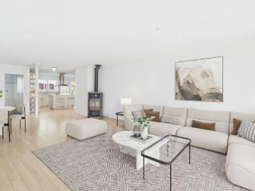 Helle 4.5 Zimmer Wohnung mit beeindruckendem Berg und Naturblick