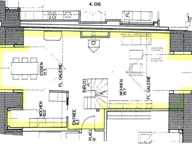 Helle 5.5 Zimmer Maisonette Wohnung mitten in der Stadt befristet bis 31.03.2027