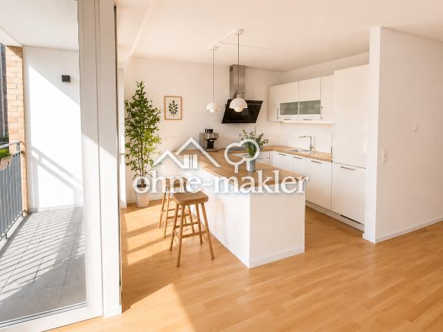 Helle 97m² Neubauwohnung 2019 in Lichtenberg: 3 Zi 2 Balkone, Aufzug, provisions & bezugsfrei