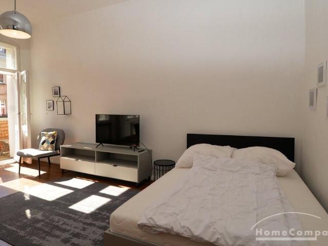 Helle 1 Zi. Wohnung in Friedrichshain,möbliert, Balkon
