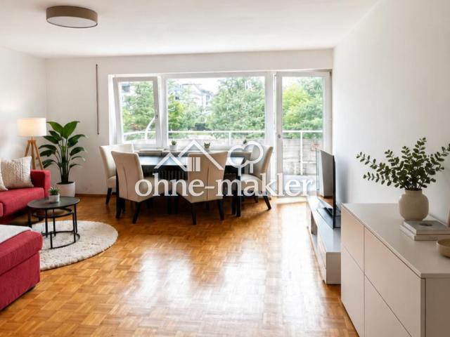 Helle 1 Zi. Wohnung in München Sendling, 1. OG, Westbalkon, vermietet, von privat