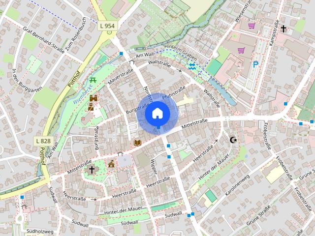 Helle 1 Zimmer Wohnung mit Balkon, Keller und PKW Stellplatz!
