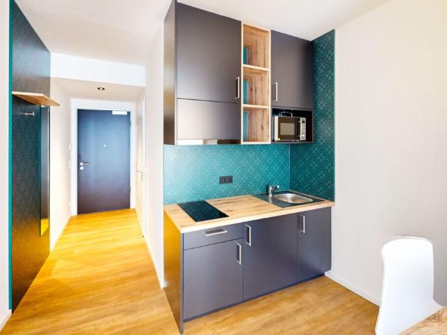 Helle 1 Zimmer Wohnung mit geschmackvoller Möblierung