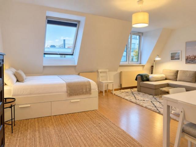 Helle 1 Zimmer Wohnung möbliert ab sofort für 2 3 Monate Untermiete