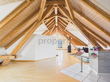 Helle 1 Zimmer Loftwohnung mit Balkon ins Grüne, Hausen am Albis Mietzins inkl. Nebenkosten