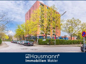 Helle 1,5 Zimmer Wohnung mit sonniger Loggia in Top Lage am Herold Center in Norderstedt Garstedt!