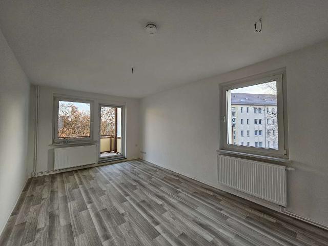 helle 2 Raumwohnung mit Dusche und Balkon