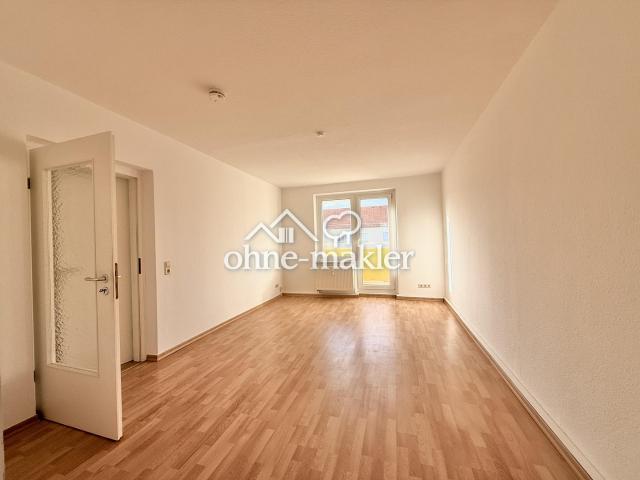 Helle 2 Raum Wohnung mit Balkon und Blick auf die Elbhänge