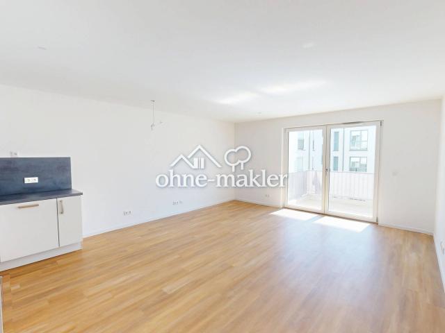 Helle 2 Zi. Neubauwohnung mit EBK, BALKON, Fußbodenheizung uvm