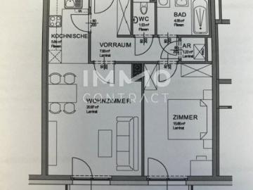 Helle 2 Zi DG Wohnung mit Balkon Lift & Garage in St. Peter in der Au – Miete €717,74!