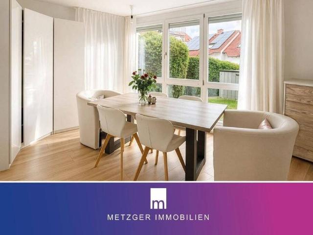Helle 2 Zimmer Wohnung mit überdachtem Freisitz und schönem Garten